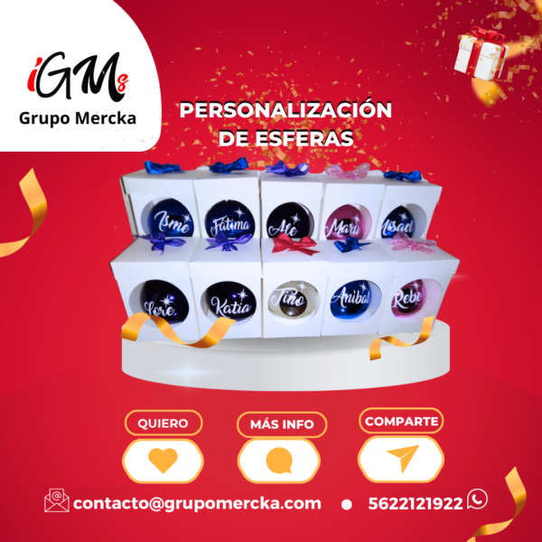 promos esferas personalizadas